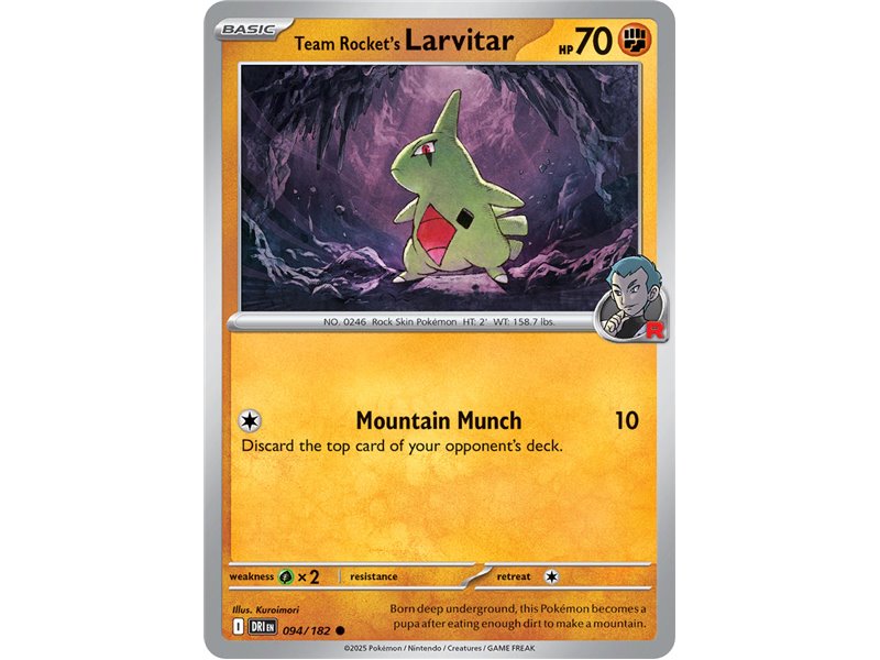 Team Rocket's Larvitar (Common)