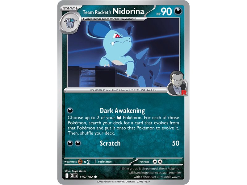 Team Rocket's Nidorina (Common)