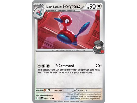 Team Rocket's Porygon2 (Common)