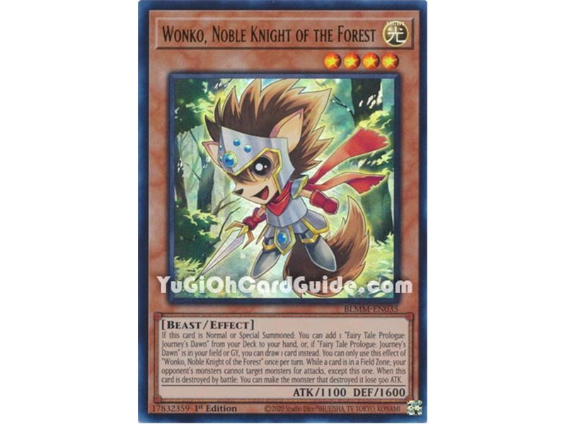 Wonko, Noble Knight of the Forest (Ultra Rare)