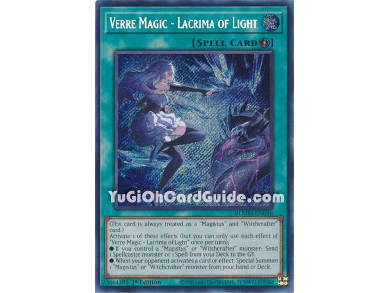 Verre Magic - Lacrima of Light (Secret Rare)