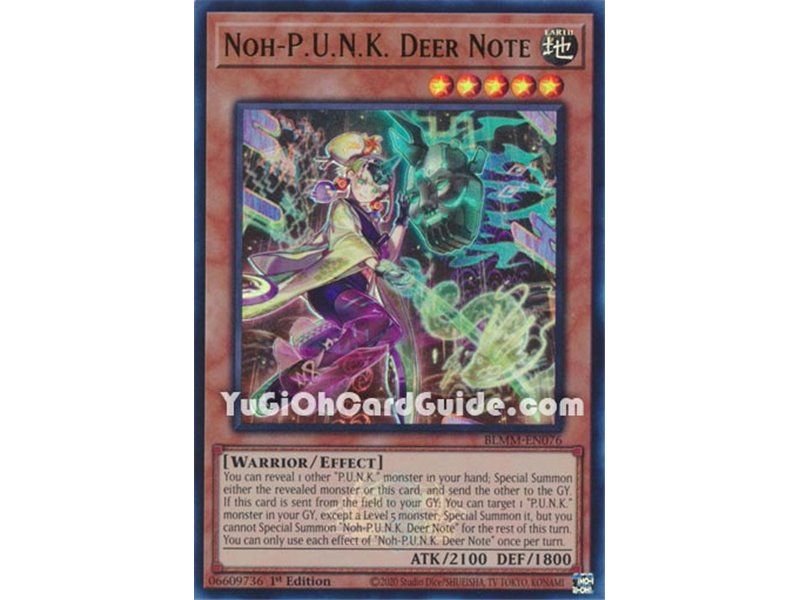 Noh-P.U.N.K. Deer Note (Ultra Rare)