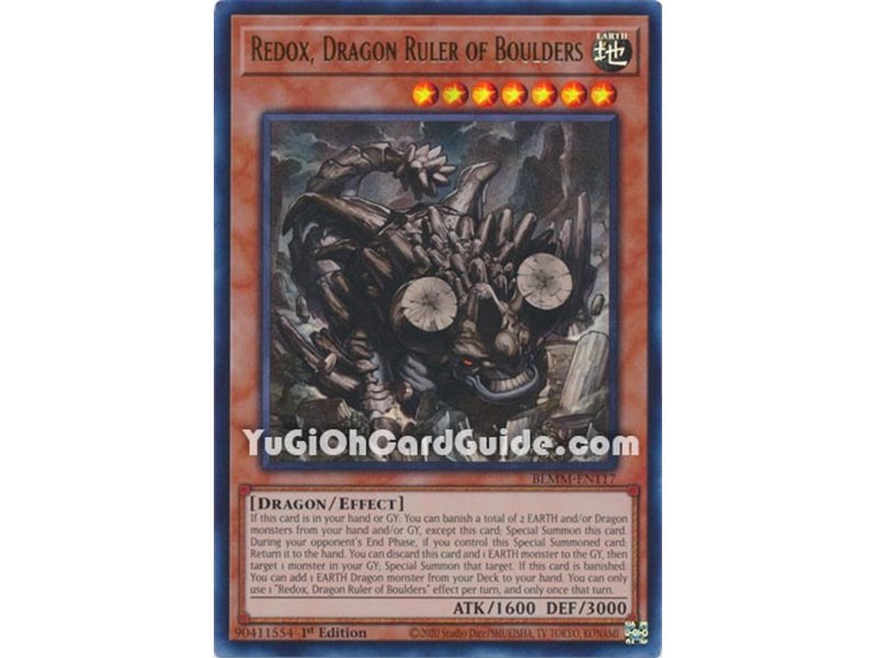 Redox, Dragon Ruler of Boulders (Ultra Rare)