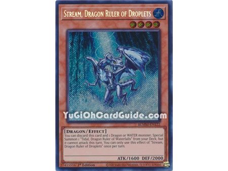 Stream, Dragon Ruler of Droplets (Secret Rare)