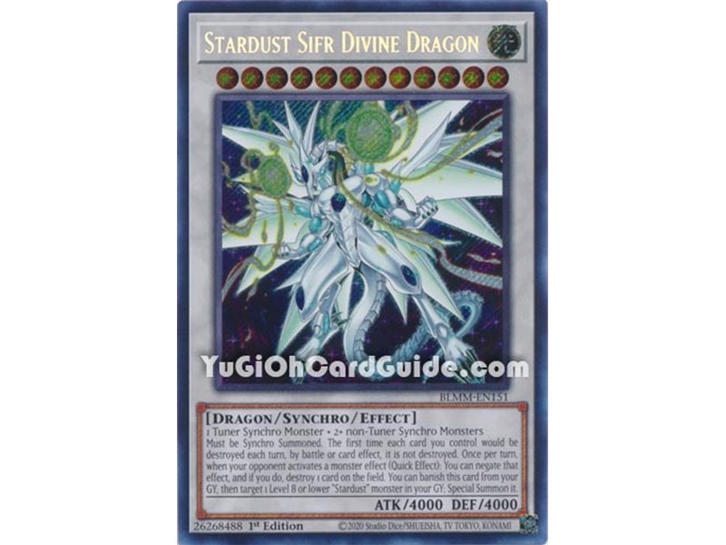 Stardust Sifr Divine Dragon (Secret Rare)