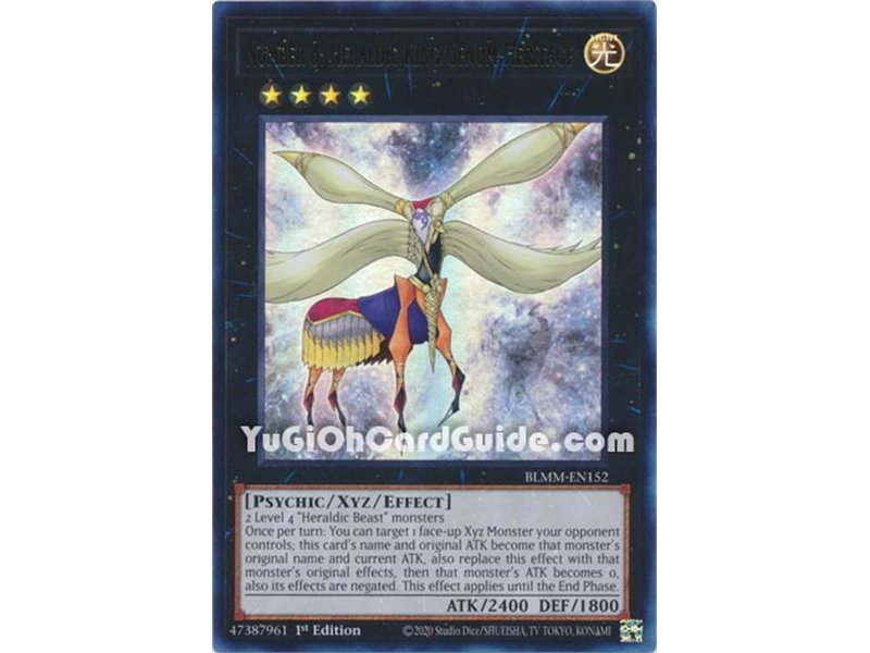 Number 8: Heraldic King Genom-Heritage (Ultra Rare)