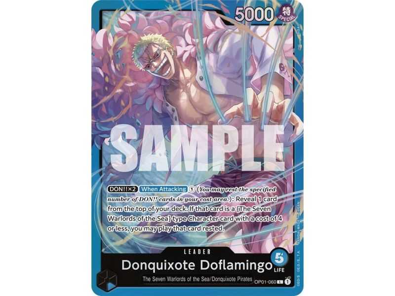 Donquixote Doflamingo (Leader) (ST17) – OP1 Romance Dawn | Carta ONE PIECE en México
