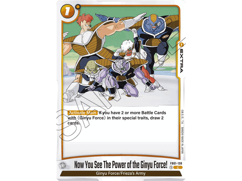 Now You See The Power of the Ginyu Force! (Common)