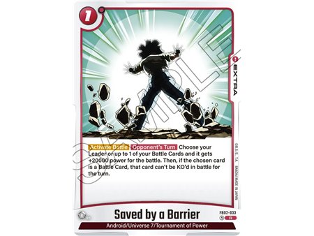 Saved by a Barrier (Rare)