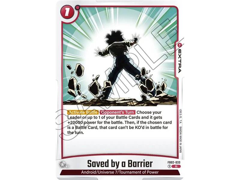 Saved by a Barrier (Rare)