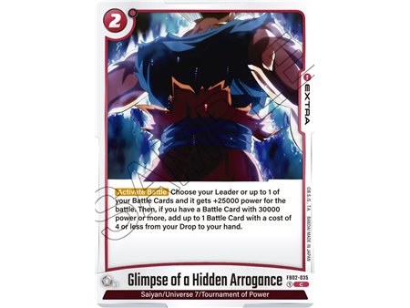 Glimpse of a Hidden Arrogance (Common)