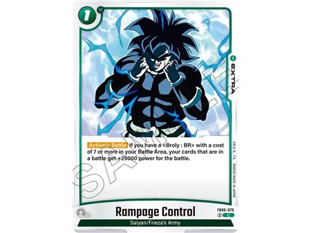 Rampage Control (Common)