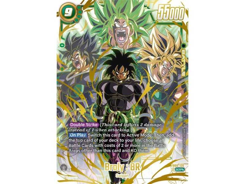 Broly : BR (Super Alternate Art) – FB06 Rivals Clash | Carta DRAGON BALL en México