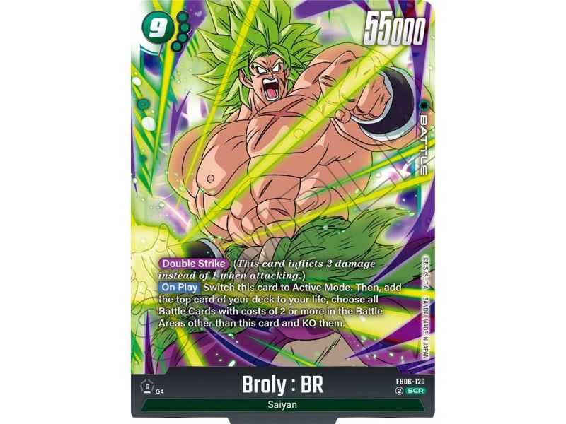 Broly : BR (Secret Rare) – FB06 Rivals Clash | Carta DRAGON BALL en México