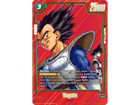 Vegeta (Alternate Art) – SB01 Manga Booster | Carta DRAGON BALL en México