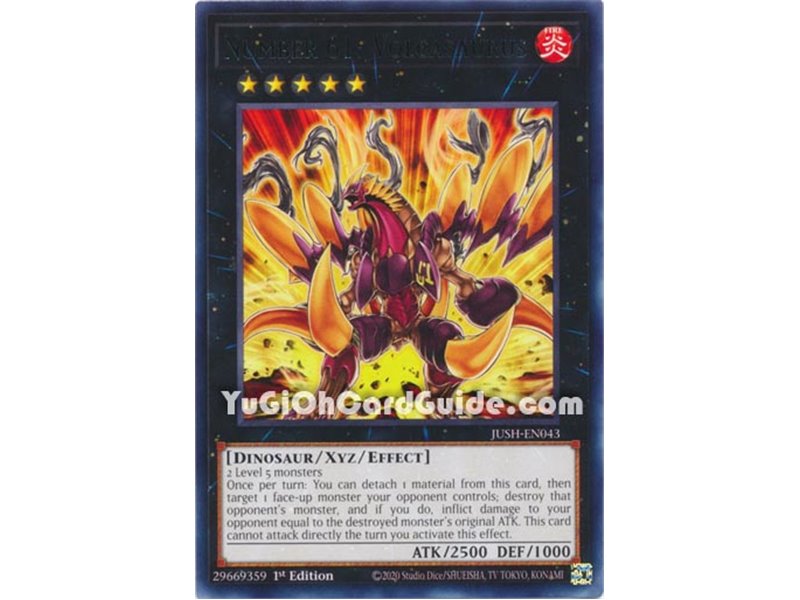 Number 61: Volcasaurus (Rare)