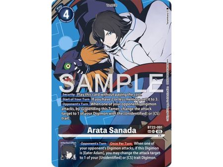 Arata Sanada (SP) – BT22 Cyber Eden | Carta DIGIMON en México