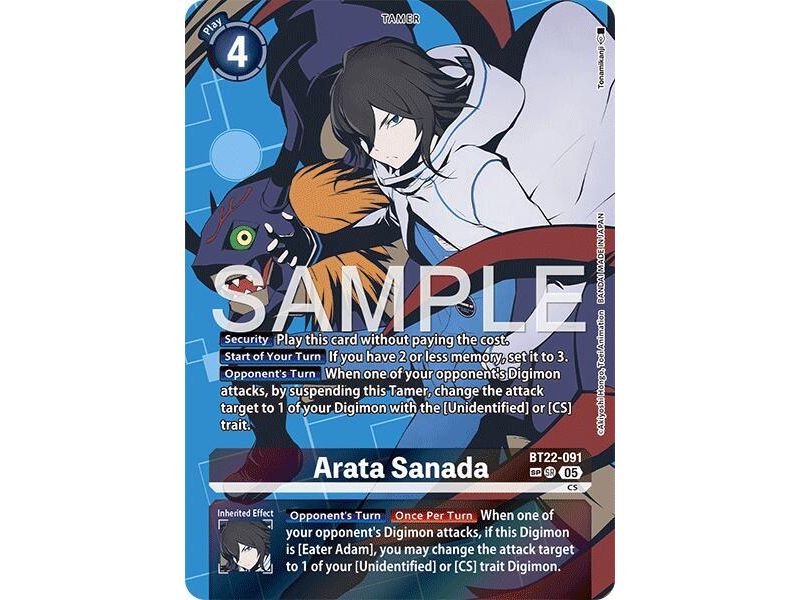 Arata Sanada (SP) – BT22 Cyber Eden | Carta DIGIMON en México