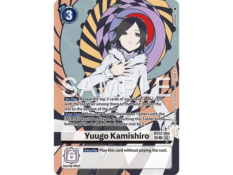 Yuugo Kamishiro (SP) – BT22 Cyber Eden | Carta DIGIMON en México