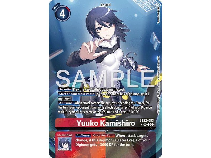 Yuuko Kamishiro (Alternate Art) – BT22 Cyber Eden | Carta DIGIMON en México