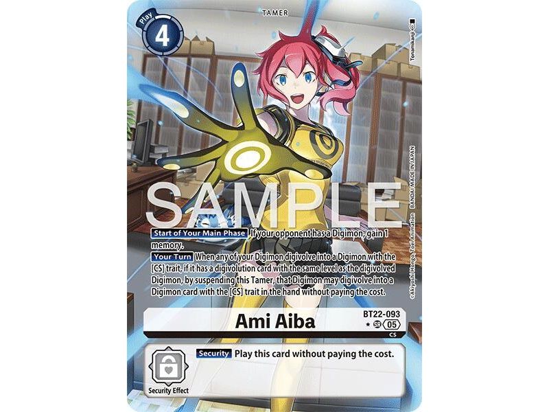 Ami Aiba (Alternate Art) – BT22 Cyber Eden | Carta DIGIMON en México