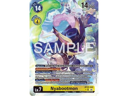 Nyabootmon (Alternate Art) – BT22 Cyber Eden | Carta DIGIMON en México