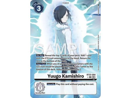 Yuugo Kamishiro (Alternate Art) – BT22 Cyber Eden | Carta DIGIMON en México