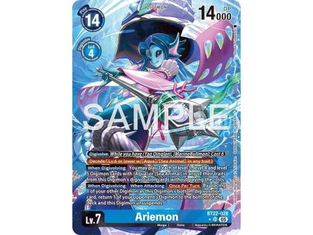 Ariemon (Alternate Art) – BT22 Cyber Eden | Carta DIGIMON en México