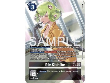 Rie Kishibe (Alternate Art) – BT22 Cyber Eden | Carta DIGIMON en México