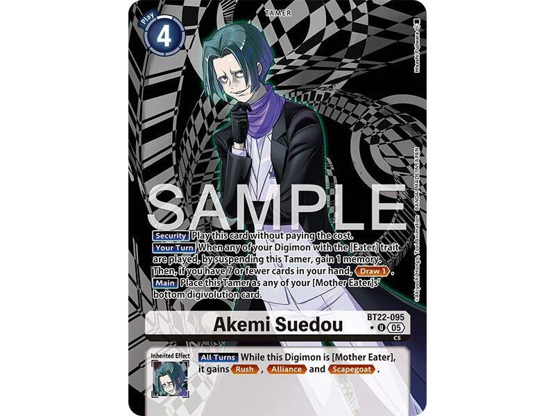 Akemi Suedou (Alternate Art) – BT22 Cyber Eden | Carta DIGIMON en México