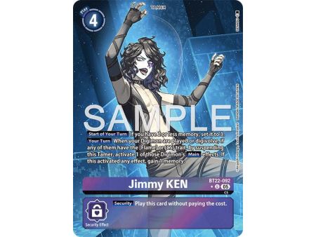 Jimmy KEN (Alternate Art) – BT22 Cyber Eden | Carta DIGIMON en México
