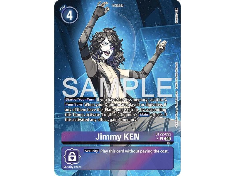 Jimmy KEN (Alternate Art) – BT22 Cyber Eden | Carta DIGIMON en México