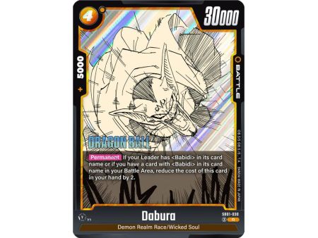 Dabura (Rare) – SB01 Manga Booster | Carta DRAGON BALL en México