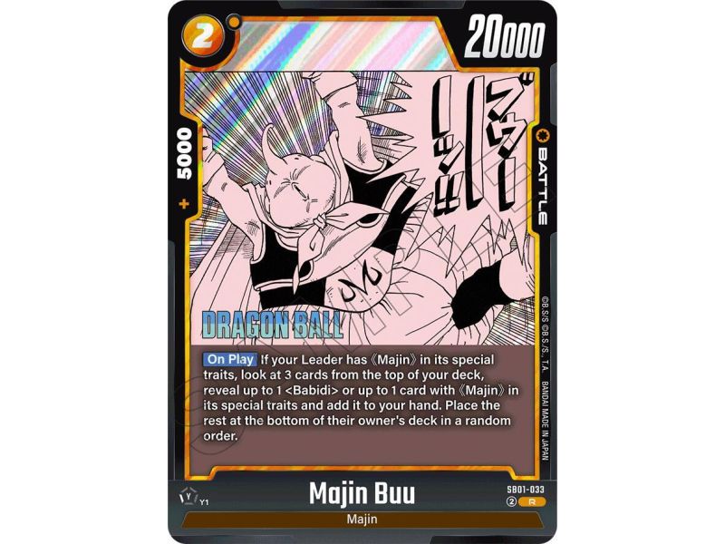 Majin Buu (Rare) – SB01 Manga Booster | Carta DRAGON BALL en México