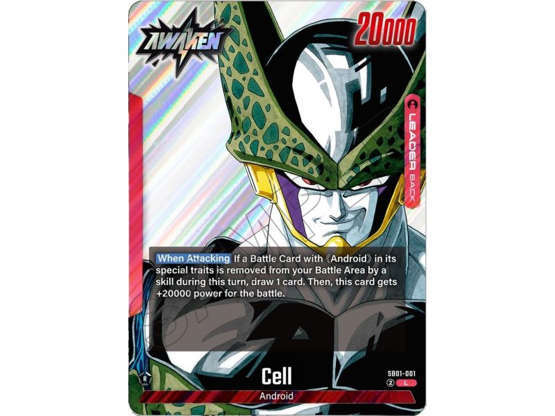 Cell (Leader) – SB01 Manga Booster | Carta DRAGON BALL en México