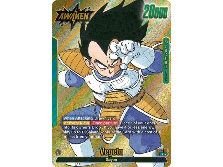 Vegeta (Leader) (Gold) – SB01 Manga Booster | Carta DRAGON BALL en México