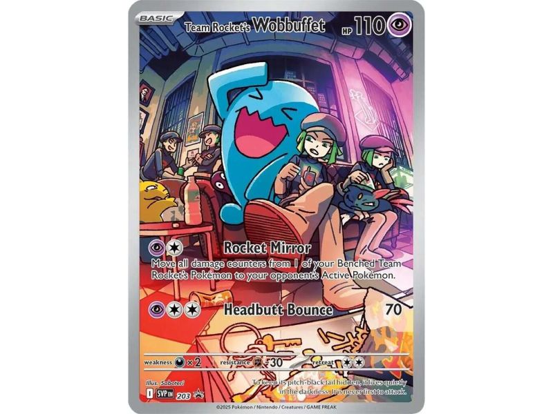 Team Rocket's Wobbuffet - SVP203 (PR)
