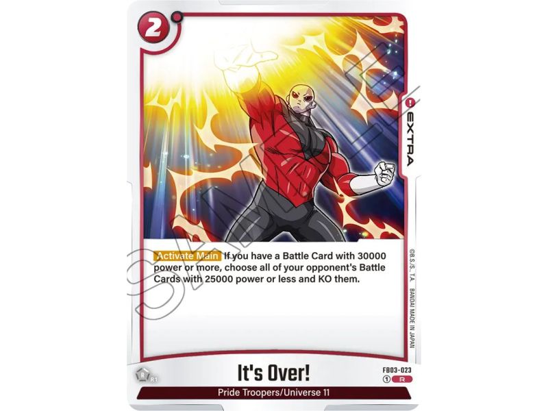 It's Over! (Rare)