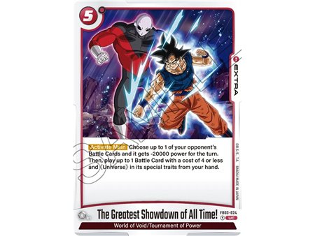 The Greatest Showdown of All Time! (Uncommon) 