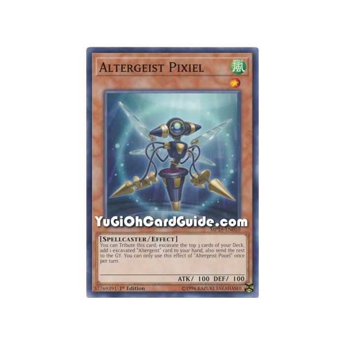 Altergeist Pixel (Common) – 2019 Gold Sarcophagus Mega Pack | Carta YUGIOH en México