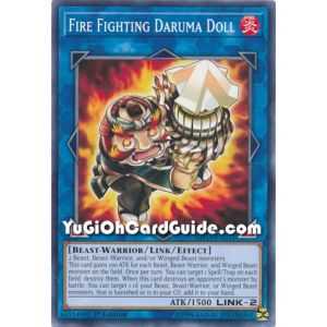 Fire Fighting Daruma Doll (Common) – 2019 Gold Sarcophagus Mega Pack | Carta YUGIOH en México
