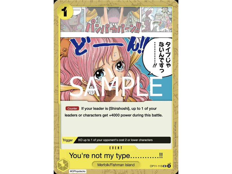 You're Just Not My Type! (Uncommon)