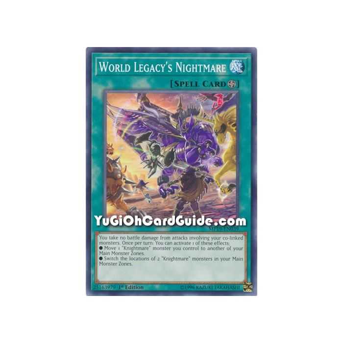 World Legacys Nightmare (Common) – 2019 Gold Sarcophagus Mega Pack | Carta YUGIOH en México
