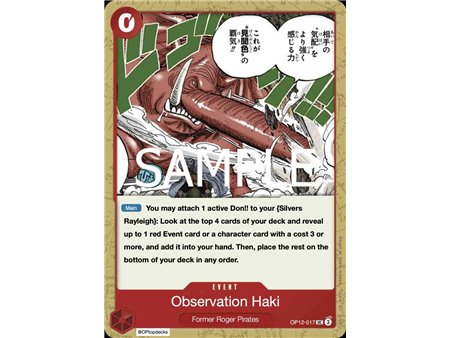 Color of Observation Haki (Uncommon)