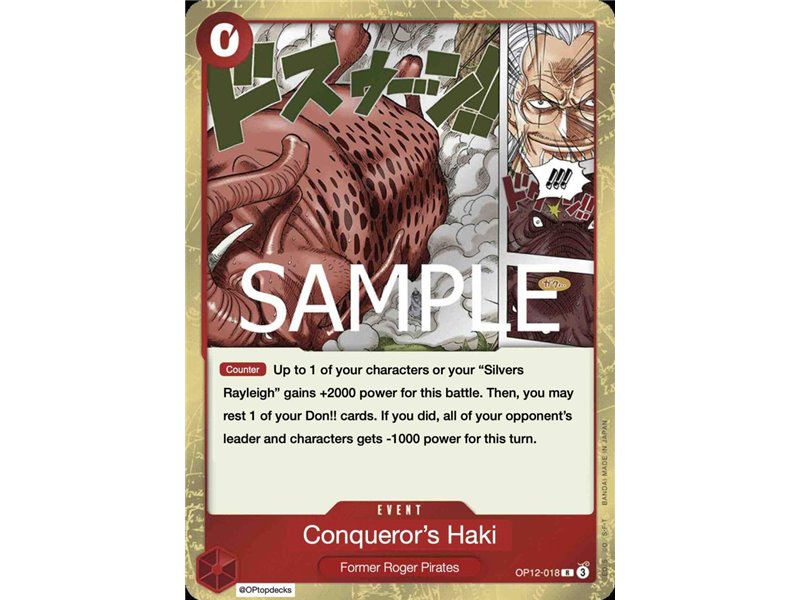 Color of the Supreme King Haki (Rare)