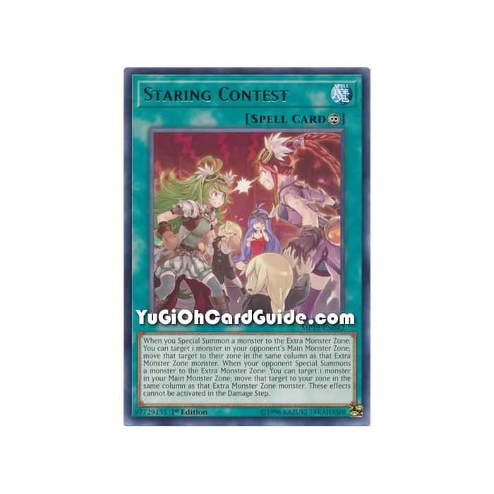 Staring Contest (Rare) – 2019 Gold Sarcophagus Mega Pack | Carta YUGIOH en México
