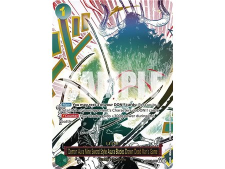 Demon Aura Nine Sword Style Asura Blades Drawn Dead Man's Game (Alternate Art)