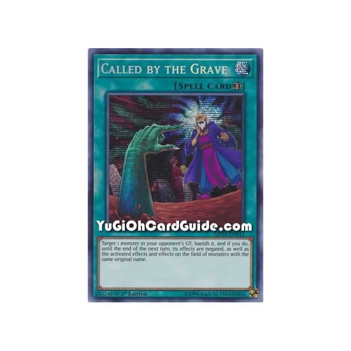 Called by the Grave (Prismatic Secret Rare) – 2019 Gold Sarcophagus Mega Pack | Carta YUGIOH en México