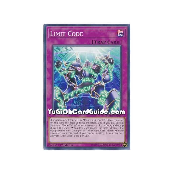 Limit Code (Common) – 2019 Gold Sarcophagus Mega Pack | Carta YUGIOH en México
