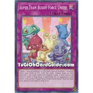 Super Team Buddy Force Unite! (Common) – 2019 Gold Sarcophagus Mega Pack | Carta YUGIOH en México
